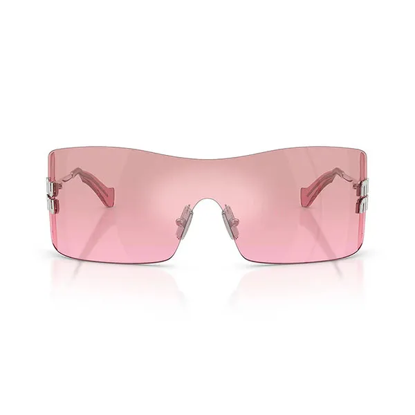 Kính Mát Nữ Miu Miu 0MU B53S 1BC70Y Silver Pink Mirror Silver Gradient Màu Hồng