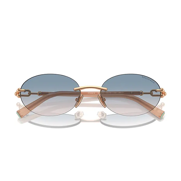 Kính Mát Nữ Tiffany & Co. Sunglasses 0TF3104D 621716 Màu Xanh/Nâu
