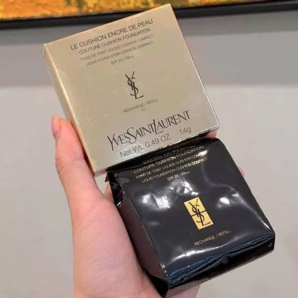 Lõi Phấn Nước Yves Saint Laurent YSL Le Cushion Encre De Peau SPF23 PA++ Tone 10 14g