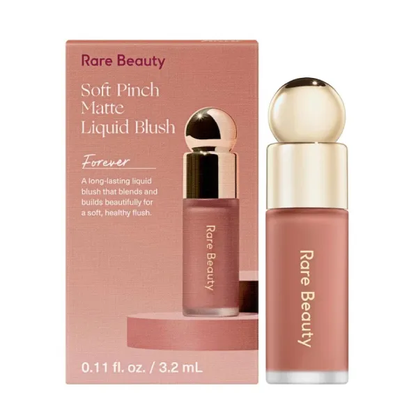 Má Hồng Dạng Kem Rare Beauty Soft Pinch Liquid Blush Forever Màu Nude Ấm Mini 3.2ml
