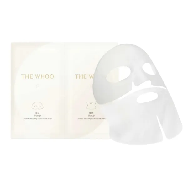 Combo 5 Miếng Mặt Nạ Tinh Chất Tự Sinh Hỗ Trợ Trẻ Hóa Da Whoo Bichup Ultimate Recovery Youth Mask