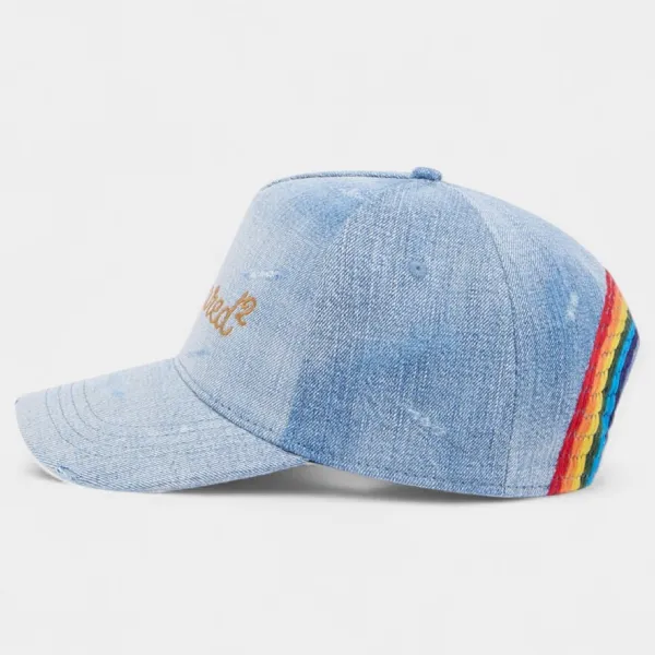 Mũ Nam Dsquared2 Baseball Cap BCM0972 10106812 3096 Màu Xanh Denim