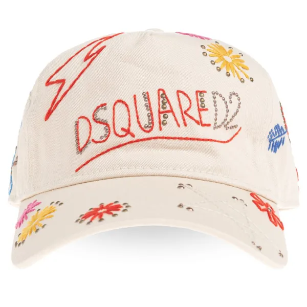 Mũ Dsquared2 Baseball Cap BCM0992 05C03957 5133 Màu Kem