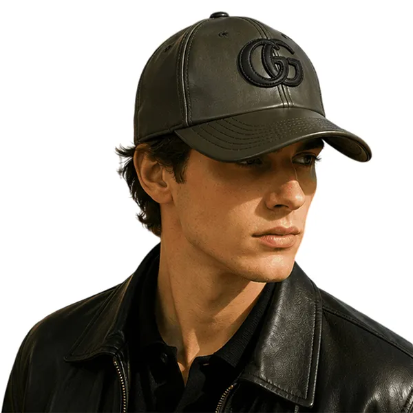 Mũ Gucci Double G Leather Baseball Cap Bleu 432252 4HBGA 1000 Màu Xanh Rêu Size S