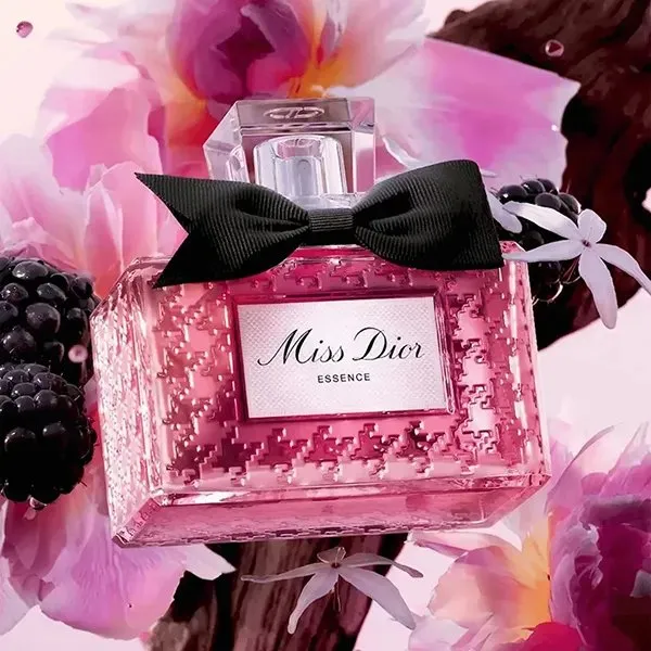 Set Nước Hoa Nữ Dior 4 Món (Miss Dior Essence EDP 80ml + Son Rouge Dior On Stage Lipstick 390 Redwood Star Shine + Hộp Họa Tiết Bất Kỳ + Túi Giấy)