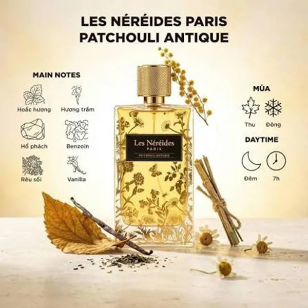 Nước Hoa Unisex Les Néréides Patchouli Antique Eau De Parfum (EDP) 100ml