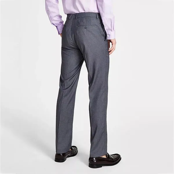 Quần Âu Nam Calvin Klein CK Men's Slim Fit Dress Pants JSY0445 Grey Màu Xám Medium Size 29