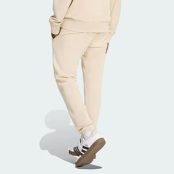 Quần Dài Nam Adidas Regular Fit Tapered Pants Fishbone Knit Fabric KC3170 Crystal Linen Màu Be Size S