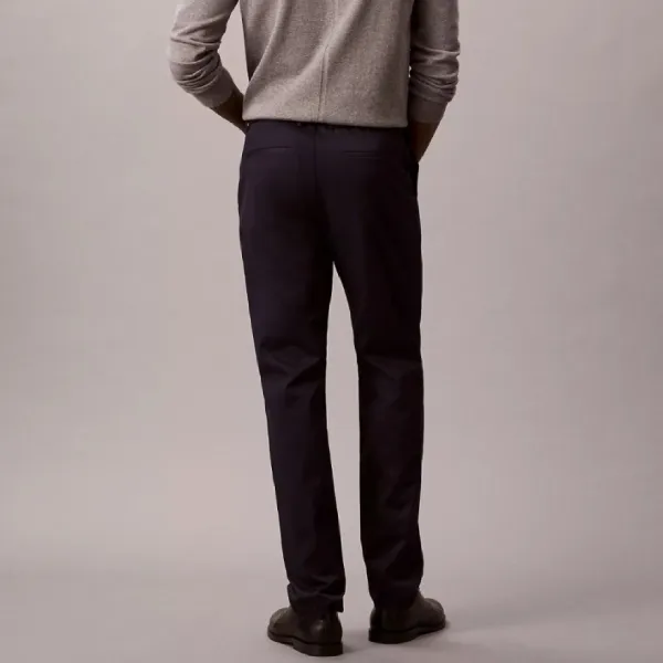 Quần Dài Nam Calvin Klein CK Men's Straight 4RD699 - 410 Màu Xanh Navy Đậm Size 30