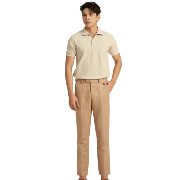 Quần Dài Nam F2 Fashion & Freedom Linen DN32-BE-30-1022 Màu Be Size 30