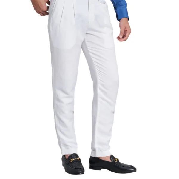 Quần Dài Nam F2 Fashion & Freedom Linen The New Cool DN31 - TRẮNG-29-0822 Màu Trắng Size 29