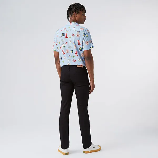 Quần Dài Nam Lacoste Men's Black Pants HH9529 - 031 Màu Đen Size 30