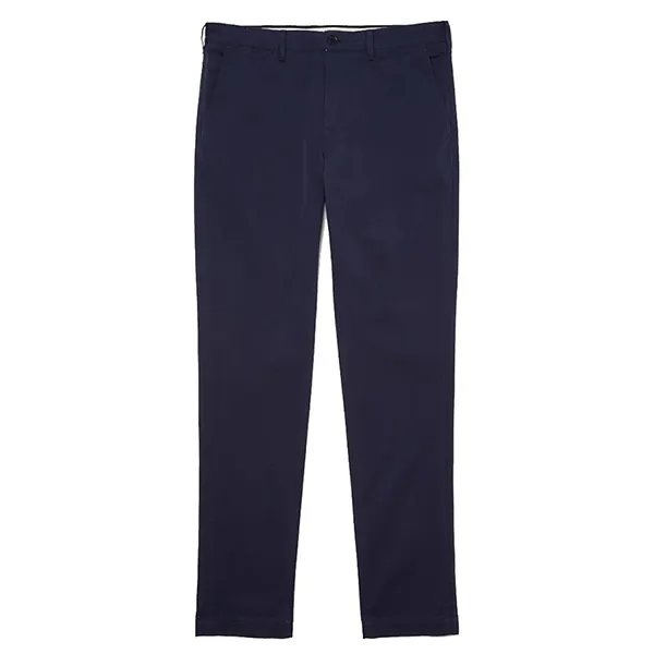 Quần Dài Nam Lacoste Men's Cotton Twill Chinos Pants HH8947 - 166 Màu Xanh Navy Size 36