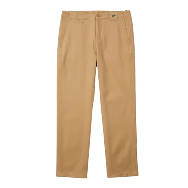 Quần Dài Nam Lacoste Men's Regular Fit Chino Pants HH0094 - 02S Màu Be Size 33