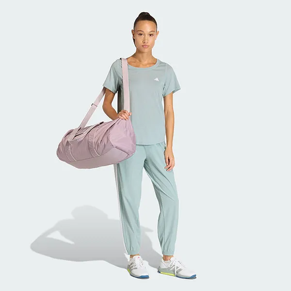 Quần Dài Thể Thao Nữ Adidas Train Essentials 3-Striped Woven Pants KC5494 Màu Xanh Nhạt Size S