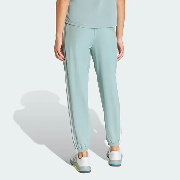 Quần Dài Thể Thao Nữ Adidas Train Essentials 3-Striped Woven Pants KC5494 Màu Xanh Nhạt Size S