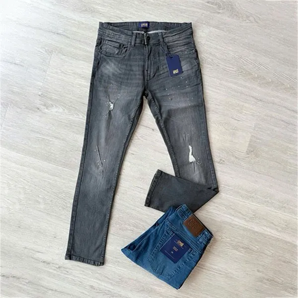 Quần Jean Nam Cavalli Class Slim Fit OXJ212 - 05051 Màu Xám Đen Size 28