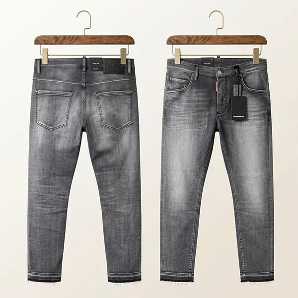 Quần Jean Nam Dsquared2 Skater S74LB1389 S30503 900 Màu Lông Chuột Size 48