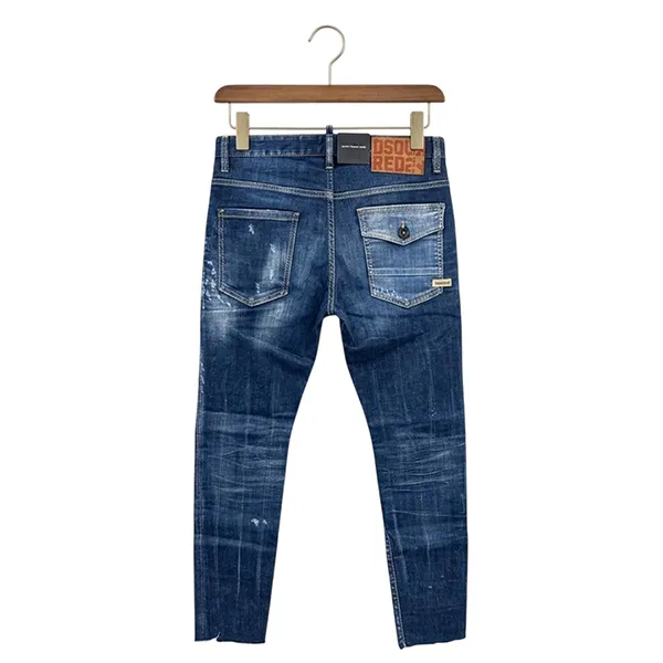 Quần Jean Nam Dsquared2 Skater Super Twinky S71LB1098 S30789 470 Màu Xanh Đậm Size 48