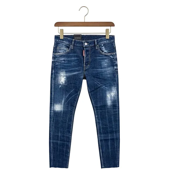 Quần Jean Nam Dsquared2 Skater Super Twinky S71LB1098 S30789 470 Màu Xanh Đậm Size 48