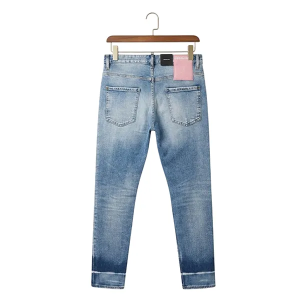 Quần Jean Nam Dsquared2 Wash Skater S71LB1186 S30827 470 Màu Xanh Nhạt Size 48
