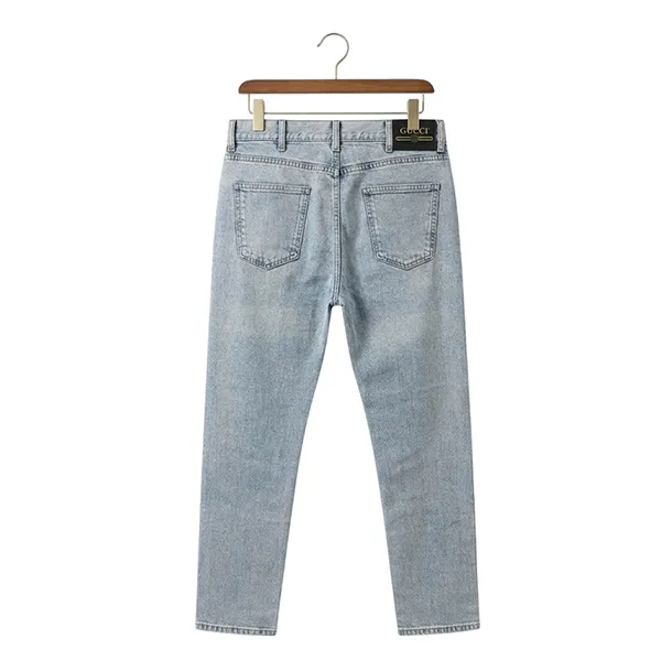Quần Jean Nam Gucci 408637 XDBCD 4009 Màu Xanh Nhạt Size 32