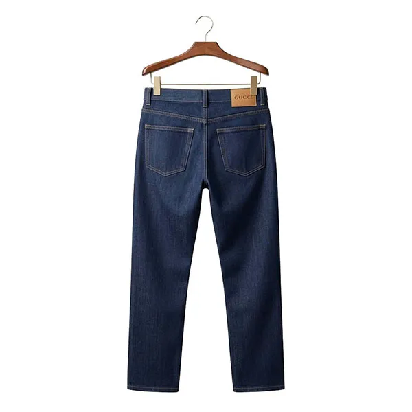 Quần Jean Nam Gucci 774080 XDCUY 4759 Màu Xanh Đậm Size 32