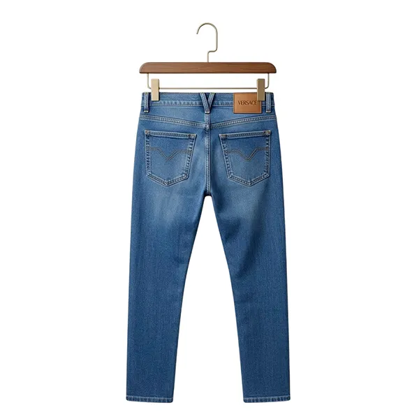 Quần Jean Nam Versace 1011693 1A09961 1D360B Màu Xanh Đậm Size 30