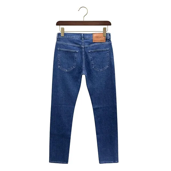 Quần Jean Nam Versace 1011840 1A05898 1D480B Màu Xanh Họa Tiết Size 33