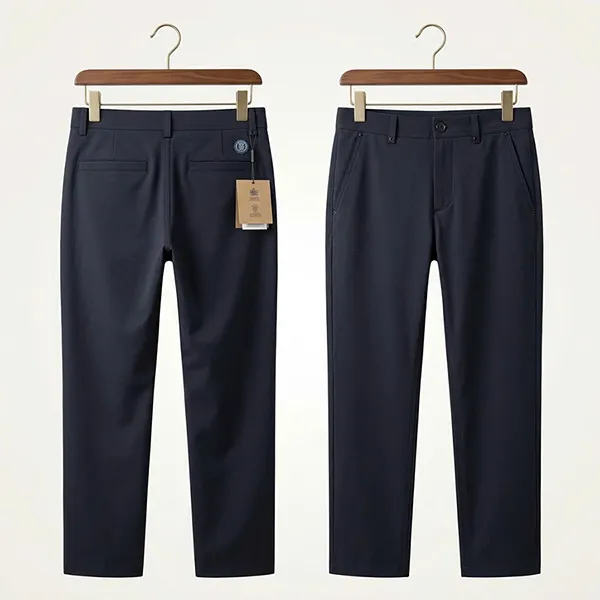 Quần Kaki Burberry Navy Tag TB MÔNG 8042321 Màu Xanh Navy Size 46