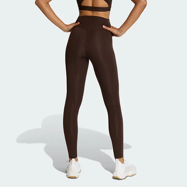 Quần Legging Nữ Adidas Optimé Essentials Stash Pocket Full-Length JZ0824 Màu Nâu Size L