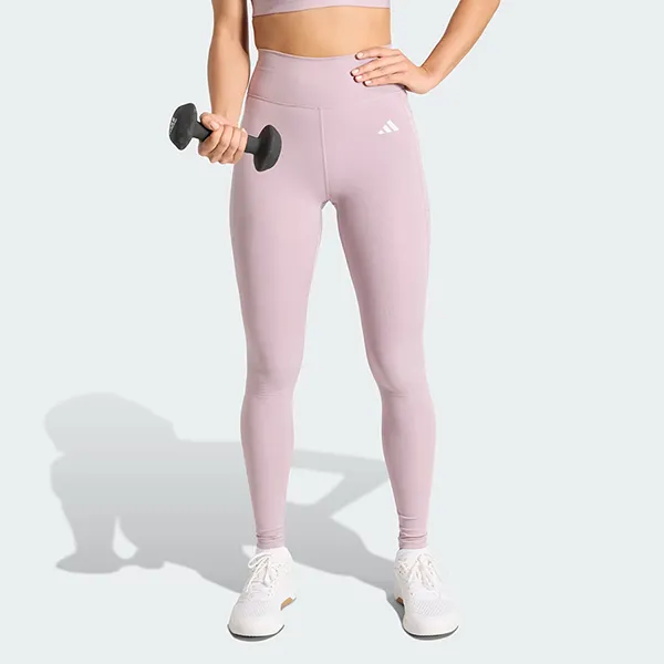 Quần Legging Nữ Adidas Optimé Essentials Stash Pocket Full-Length JZ4946 Màu Hồng Size L