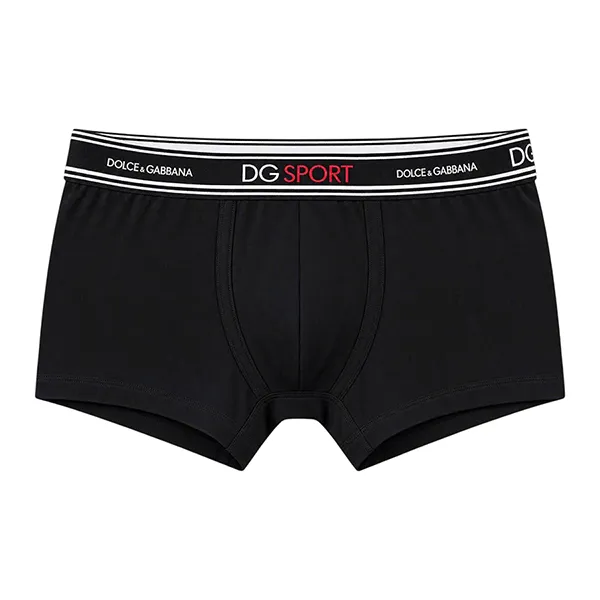 Quần Lót Nam Dolce & Gabbana Black Sport Shorts M4F57J ON0GOH Màu Đen Size 3