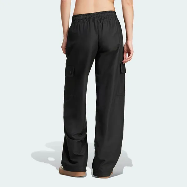 Quần Ống Rộng Nữ Adidas Essentials Woven Cargo Pants IX9974 Màu Đen Size S