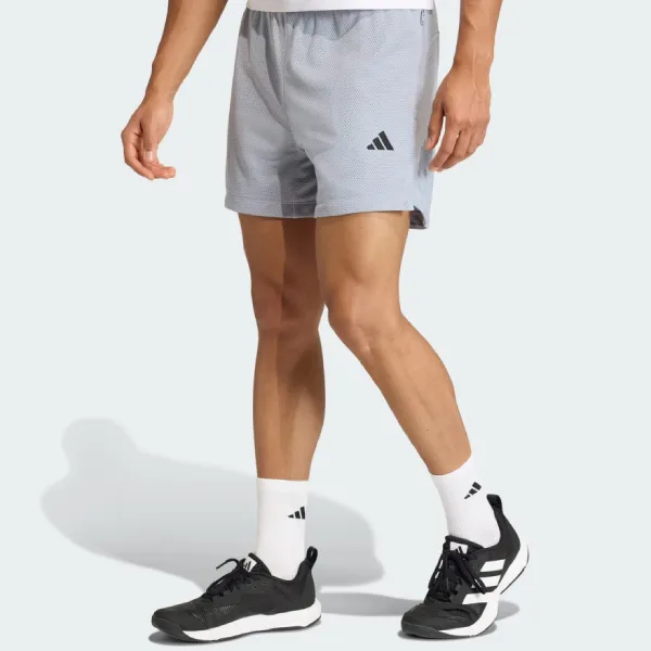 Quần Short Nam Adidas D4T PrimeLift Essentials KE4850 Màu Xám Bạc Size S 5in