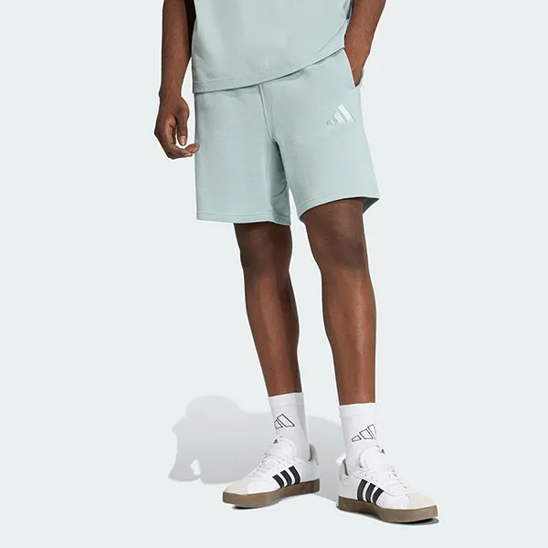 Quần Short Nam Adidas ALL SZN French Terry KC3157 Wonder Sage Màu Xanh Nhạt Size S
