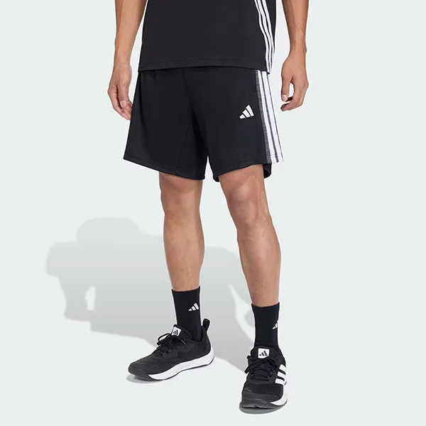 Quần Short Nam Adidas Essentials All-Set 3-Stripe Knit Training KA2571 Màu Đen Size L 7in