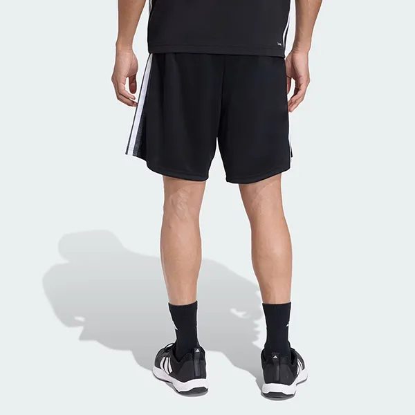 Quần Short Nam Adidas Essentials All-Set 3-Stripe Knit Training KA2571 Màu Đen Size L 7in