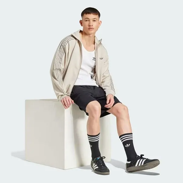 Quần Short Nam Adidas Essentials Trefoil IY8520 Black Màu Đen Size XS