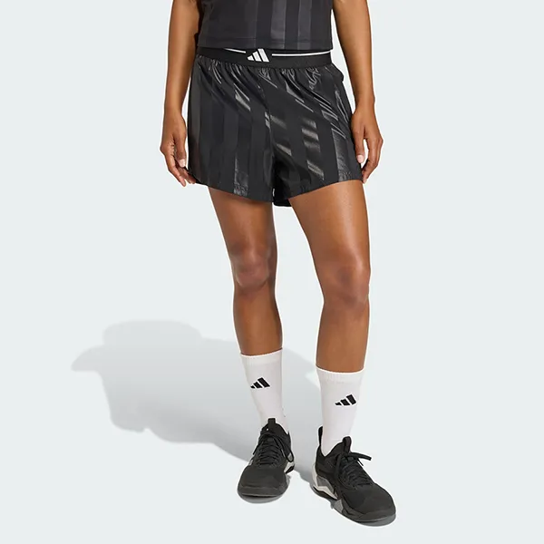 Quần Short Nam Adidas Hyperglam 3-Stripes Embossed Woven Shorts KD7025 Màu Đen Size 2XL