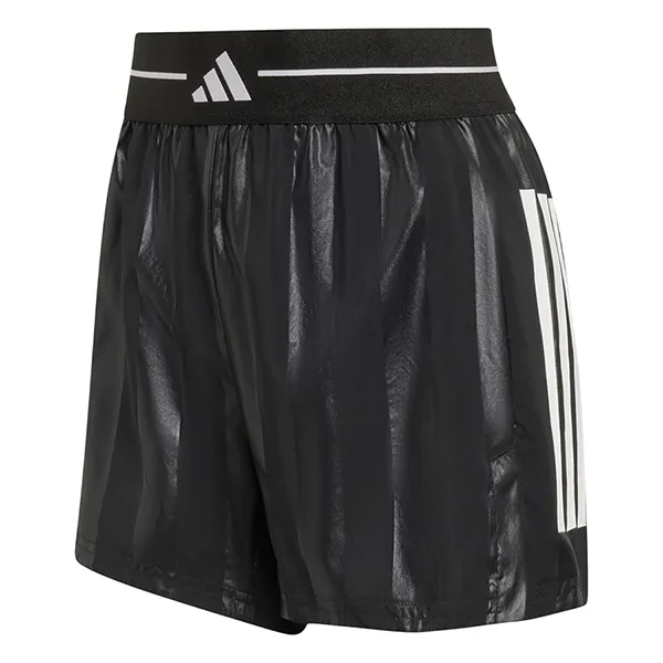 Quần Short Nam Adidas Hyperglam 3-Stripes Embossed Woven Shorts KD7025 Màu Đen Size 2XL