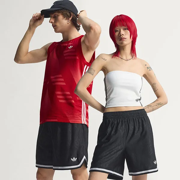 Quần Short Unisex Adidas Originals Basketball Flame KA9361 Màu Đen Size L