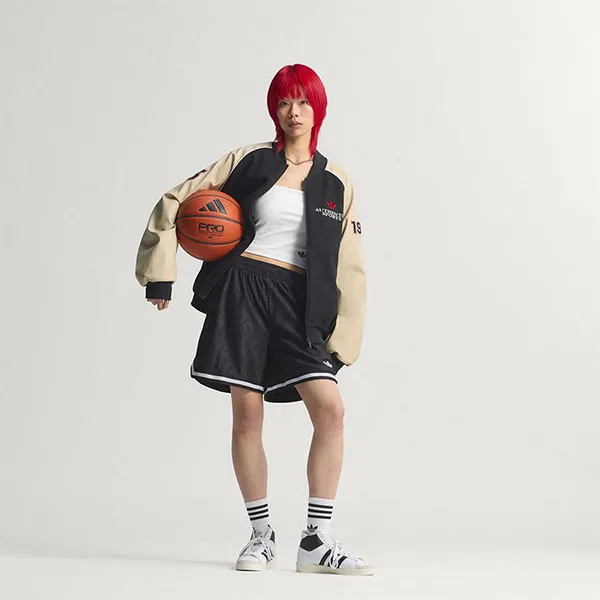 Quần Short Unisex Adidas Originals Basketball Flame KA9361 Màu Đen Size L