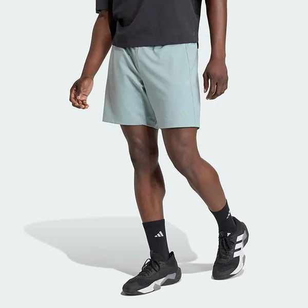 Quần Short Nam Adidas Puremotion Wonder Sage KA7393 Màu Xanh Nhạt Size S 7in
