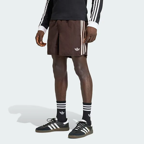 Quần Short Nam Adidas Sprinter Aurora Coffee/ Sandy Pink KE1662 Màu Nâu Size S