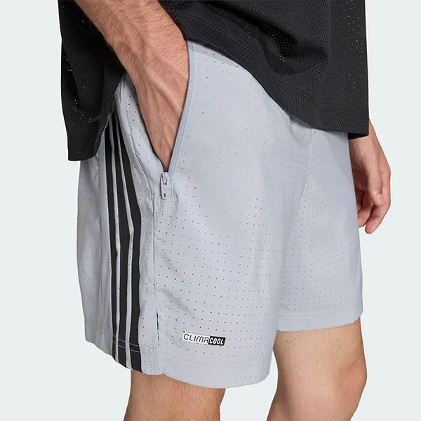 Quần Short Nam Adidas Tech Essentials 2in1 Training Halo Silver KE9634 Màu Bạc Xám Size S