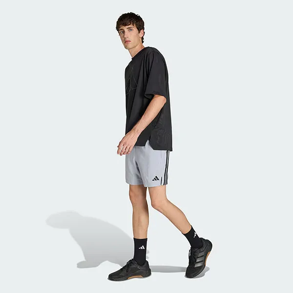 Quần Short Nam Adidas Tech Essentials 2in1 Training Halo Silver KE9634 Màu Bạc Xám Size S