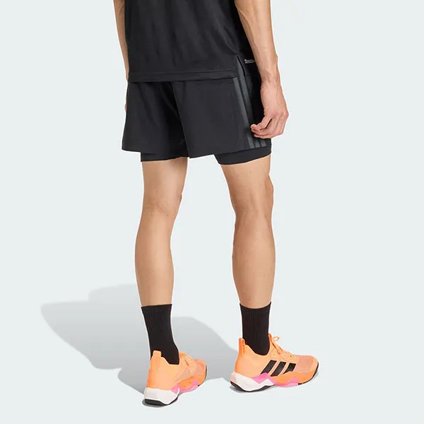 Quần Short Nam Adidas Tech Essentials 2in1 Training KE9633 Màu Đen Size 2XL