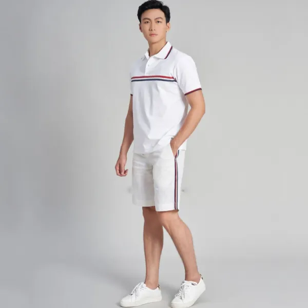 Quần Short Nam F2 Fashion & Freedom Linen Holidays Vibes SN37-TSD-30-0323 Màu Trắng Size 30