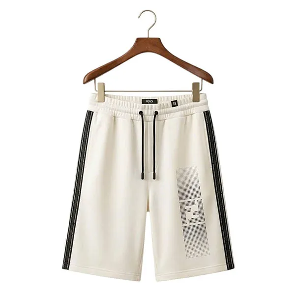 Quần Short Nam Fendi FAB910 AR58 F0RQ0 White Màu Trắng Size S